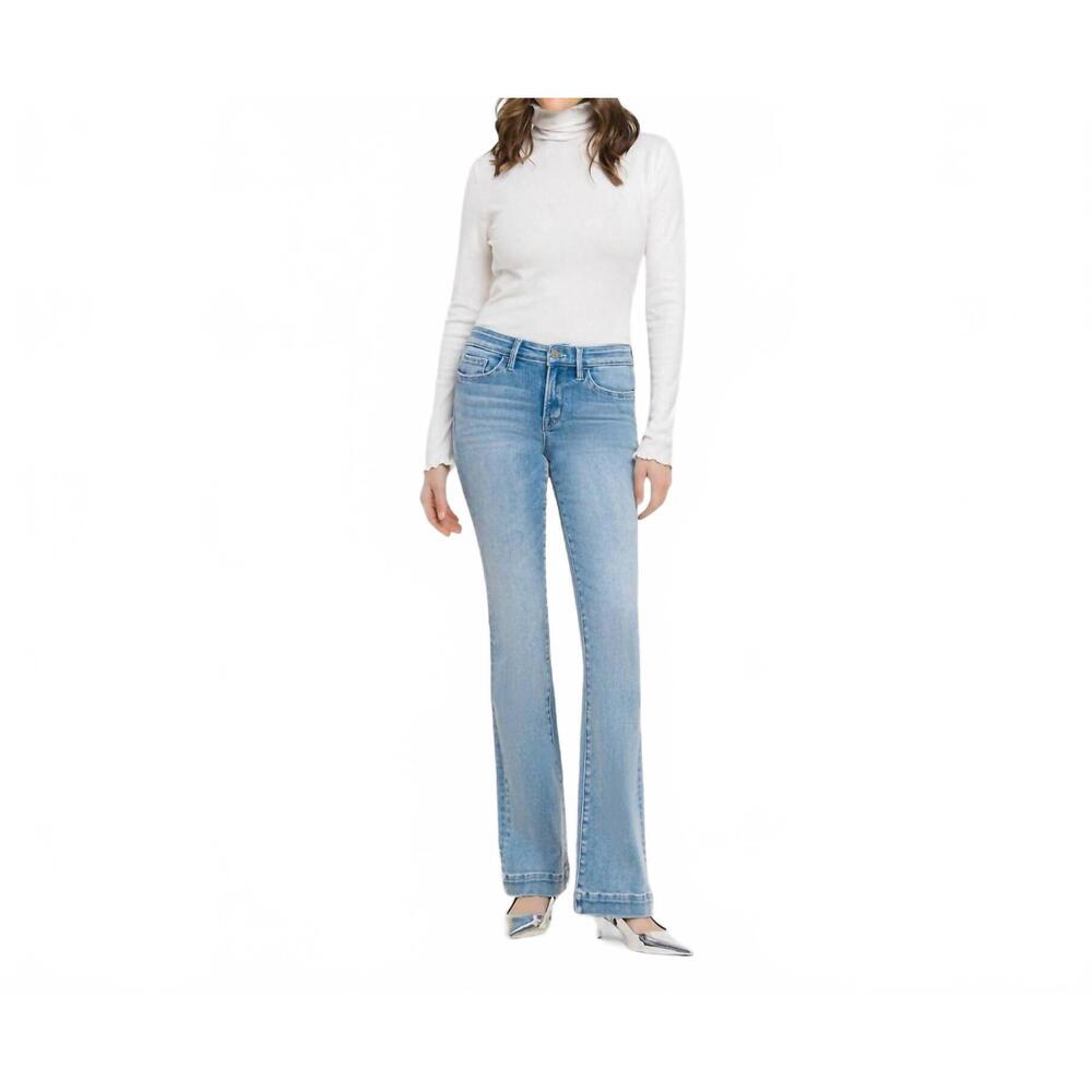 NEW HOITY TOITY mid rise bootcut jean in blue